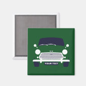 AIMANT PERSONNALISER LA VOITURE MINI COOPER CLASSIQUE PER (Recto/Verso)