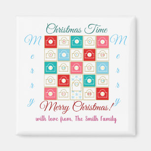 Aimant Personnaliser le calendrier vintage de l'avènement