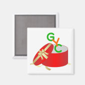 Aimant Personnaliser le logo de l'événement de l'organisa (Recto/Verso)