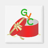 Aimant Personnaliser le logo de l'événement de l'organisa (Devant)