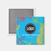 Aimant Personnaliser l'entreprise | Société de fruits tro (Recto/Verso)