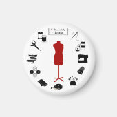 Aimant Personnaliser l'étiquette (Devant)