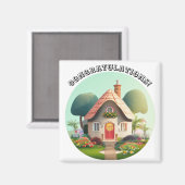 Aimant Personnaliser Modifier le nom du texte Félicitatio (Recto/Verso)