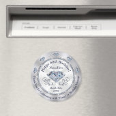 Aimant Personnaliser pas cher, Fête Favors pour 60e anniv (In Situ (Lave-vaisselle))