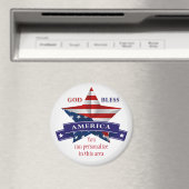 Aimant Personnaliser Patriotic America Star Design (v1) (In Situ (Lave-vaisselle))