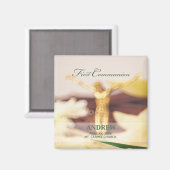 Aimant Personnaliser, Première communion Félicitations (Recto/Verso)
