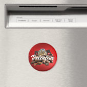 Aimant Personnaliser Saint-Valentin Chocolat Chipmunk (In Situ (Lave-vaisselle))