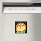 Aimant Personnaliser un Jack-O-Lantern,<TEXT> (In Situ (Lave-vaisselle))