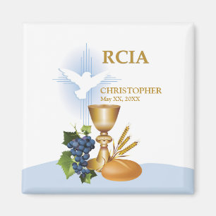 Aimant Personnalisez, sacrement de catholique de RCIA