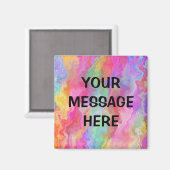 Aimant Personnalisez votre propre arc-en-ciel (Recto/Verso)