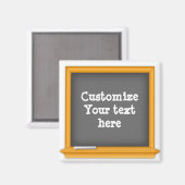 Aimant Personnalisez votre tableau noir personnel (Recto/Verso)