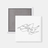 Aimant Personnalité magnétique (Recto/Verso)