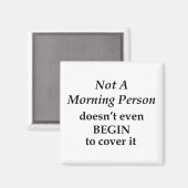 Aimant Personne Du Matin (Recto/Verso)