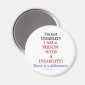 AIMANT PERSONNE HANDICAPÉE 1 (Recto/Verso)