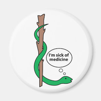 Aimant Personnel humoristique d'Asclepius