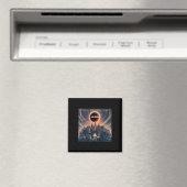 Aimant Personnes Eclipse Gles Total Solaire Eclipse 2024 (In Situ (Lave-vaisselle))