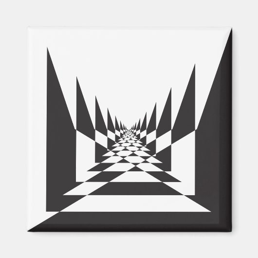 Aimant perspective abstraite (Devant)