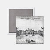 Aimant Perspectives de la Cour intérieure (Recto/Verso)