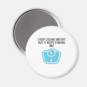 Aimant Perte de poids Régime de perte de poids maintient  (Recto/Verso)