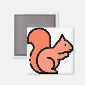Aimant Pesky Little Squirrel (Recto/Verso)