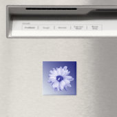 Aimant pétale bleu tordu (In Situ (Lave-vaisselle))