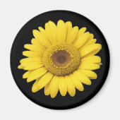 Aimant Pétales de marguerite jaune (Devant)