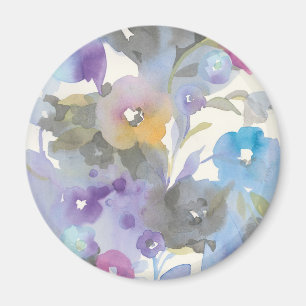 Aimant Pétales en pastel pourpres du jardin   de bijou