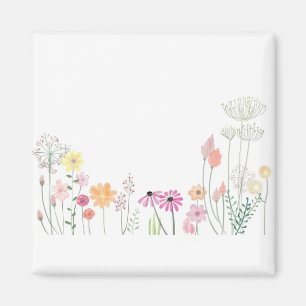 Aimant Pétales Fleurs Printemps Floral Oeuvre Pastel Été.