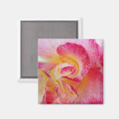 Aimant pétales rose jaune (Recto/Verso)