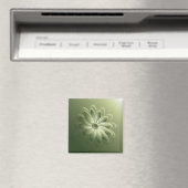Aimant pétales verts (In Situ (Lave-vaisselle))