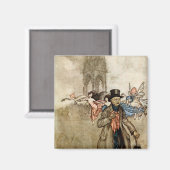 Aimant Peter Pan par Arthur Rackham (Recto/Verso)