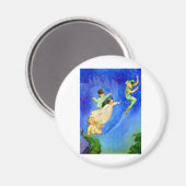 AIMANT PETER PAN, WENDY, JOHN ET MICHAEL SE SONT ÉLOIGNÉS (Recto/Verso)