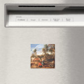 Aimant Peter Paul Rubens Milkmaips avec du bétail sur une (In Situ (Lave-vaisselle))