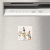 Aimant Peter Rabbit et le Snowman par Beatrix Potter (In Situ (Lave-vaisselle))