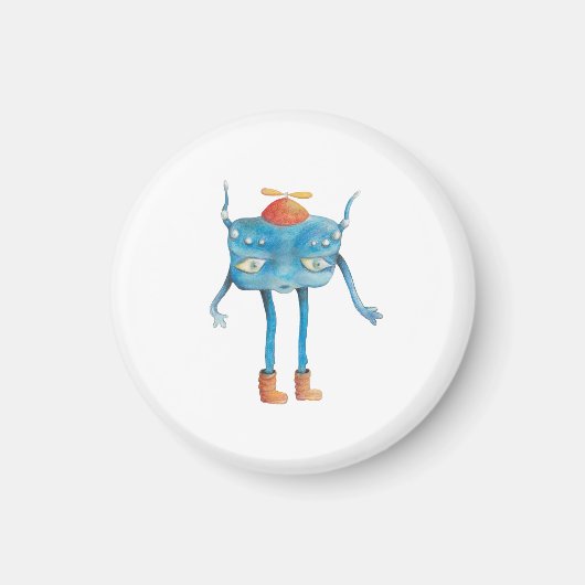 Aimant Petit Alien Pi (Devant)