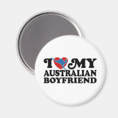 Aimant Petit ami australien (Recto/Verso)