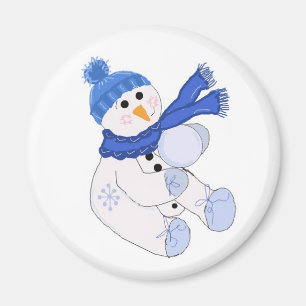 Aimant Petit bonhomme de neige