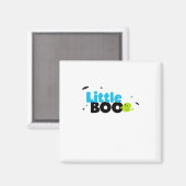 Aimant Petit Boo Drôle Rétro (Recto/Verso)
