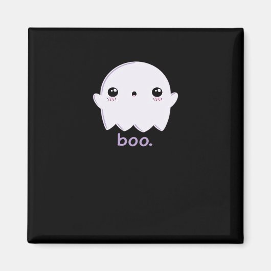 Aimant Petit Boo mou Halloween (Devant)