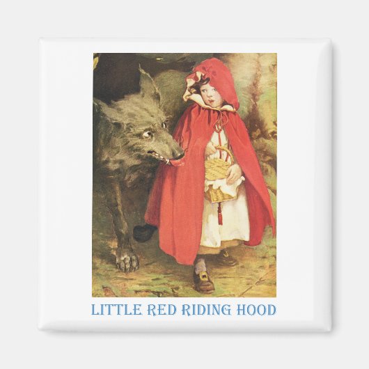 Aimant Petit Chaperon Rouge (Devant)