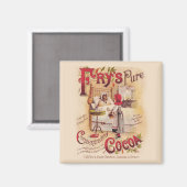 Aimant Petit Chaperon Rouge Vintage, Cacao Victorien (Recto/Verso)
