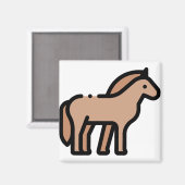 Aimant Petit Cheval (Recto/Verso)