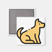 Aimant Petit chien (Recto/Verso)