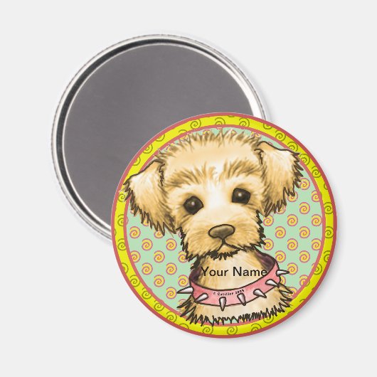 Aimant Petit Chien de Spike (Recto/Verso)