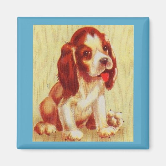 Aimant petit chiot beagle mignon (Devant)