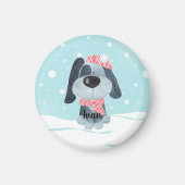 Aimant Petit chiot, bébé (Devant)