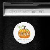 Aimant Petit Citrouille Automne Première fête d'anniversa
