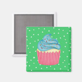 Aimant petit cupcake (Recto/Verso)