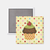 Aimant petit cupcake (Recto/Verso)