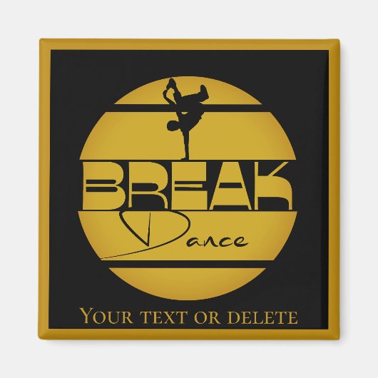 Aimant Petit danseur Break décoration de danse accessoire (Devant)